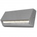 Φωτιστικό Επίτοιχο Κυρτό LED 3.2W 230V 3100K Θερμό Φως Αλουμινίου Γκρι IP54 3-9095160